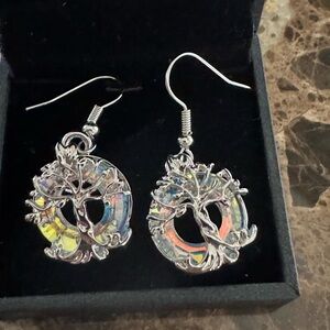 Silver Tree of Life Earrings
